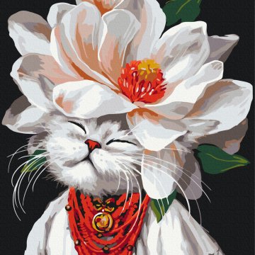 Magnolia cat © Marianna Pashchuk