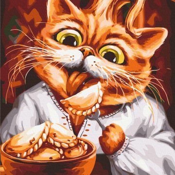 A cat with a sweet tooth © Marianna Pashchuk