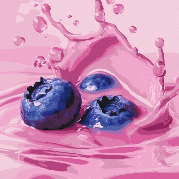Juicy blueberries