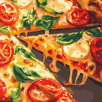 Flavorful pizza
