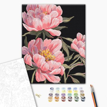The language of peonies © LUNATART