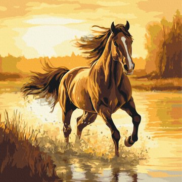 Wind in the mane