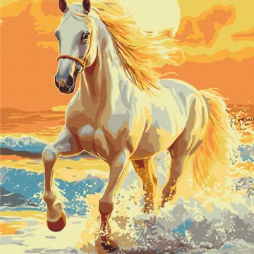 A saddled sunset