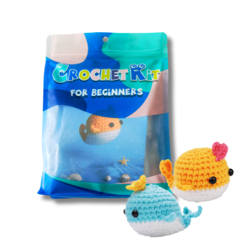 Set pentru jucăria de croșetat "Whale"