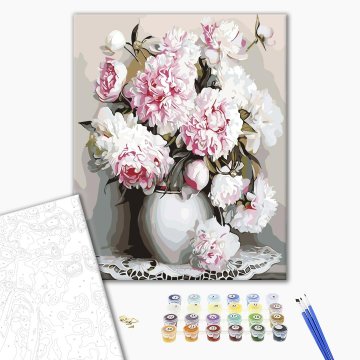 Delicate peonies