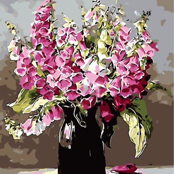Pink bells in a vase