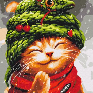 New Year with a snake © Marianna Pashchuk
