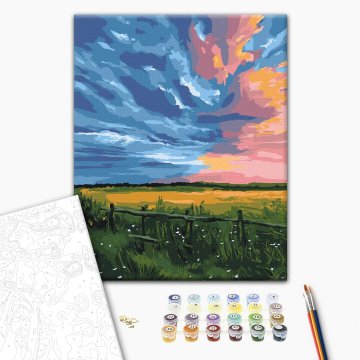 Sunset on the farm © Inna Shevyakova