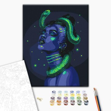 Votre serpent en néon © Solomiya Kovalchuk
