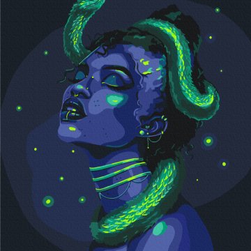 Votre serpent en néon © Solomiya Kovalchuk