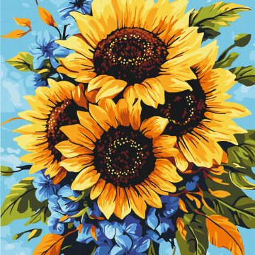 Bouquet of sunflowers