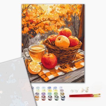 Apples with cinnamon
