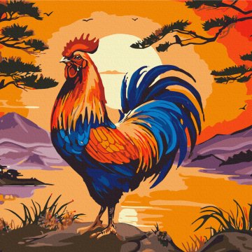 Rooster above the horizon © Telonitskaya Kristina