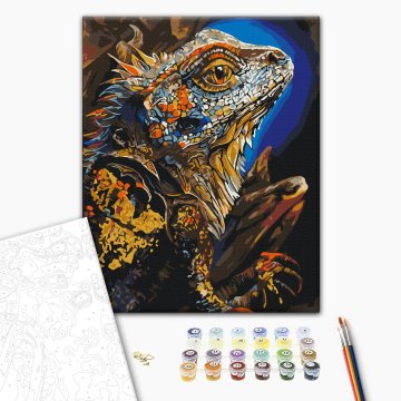Expressive lizard © Telonitskaya Kristina