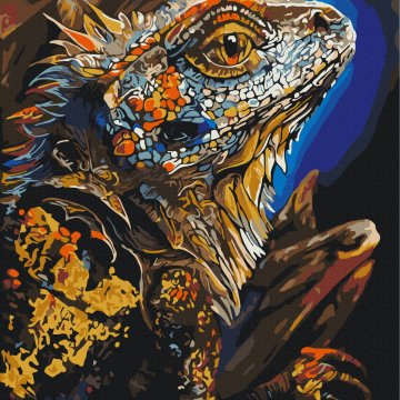 Expressive lizard © Telonitskaya Kristina