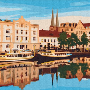 The old town of Lubeck, Germany