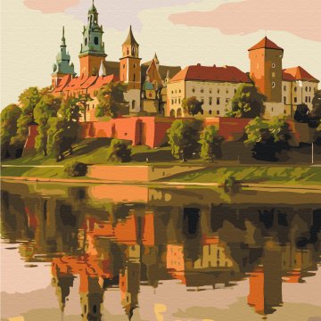 The royal residence above the Vistula River