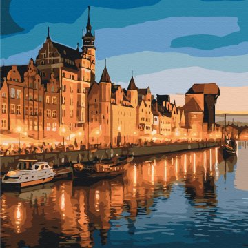An evening in Gdańsk