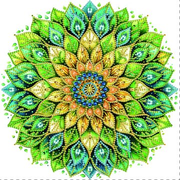 Blue-green flower