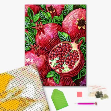 Juicy pomegranates