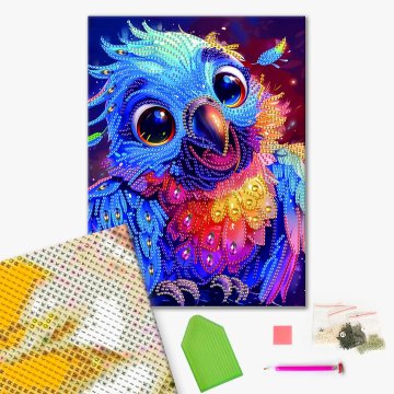 A cheerful parrot