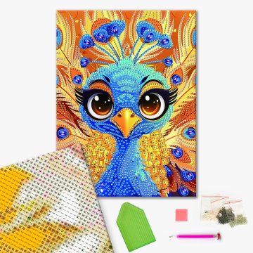 A cute peacock