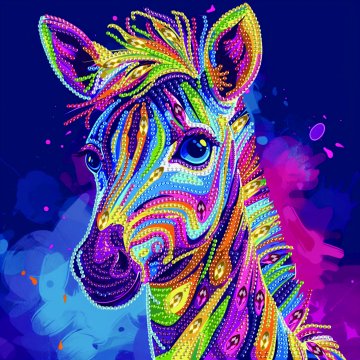 Bright zebra