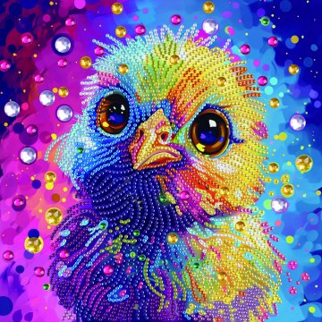 A colorful chick