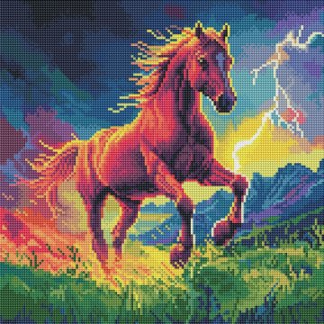 The bay horse