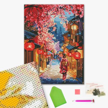 A street in the sakura