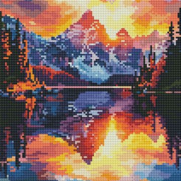 Landscape of the mountains