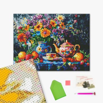 Still life with tea