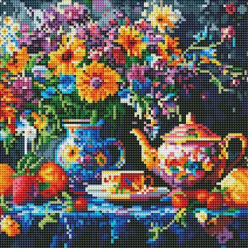 Still life with tea