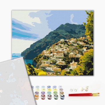 Village in greenery