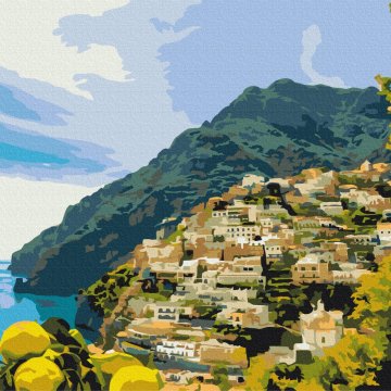 Village in greenery