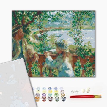 Near the Lake. Pierre-Auguste Renoir