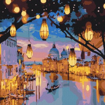 The evening glow of Venice