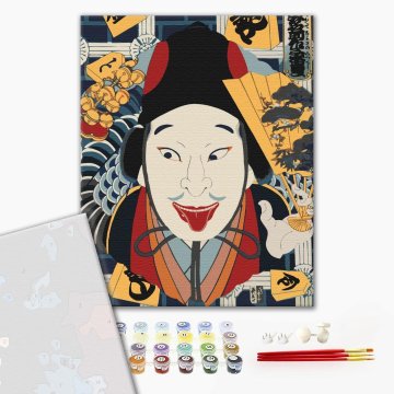 Portrait of an Actor by Toyohara Kunichika
