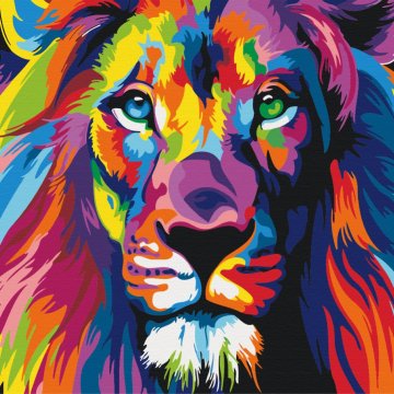 Rainbow lion