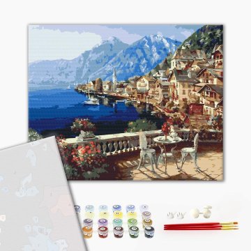 Town under the Alps