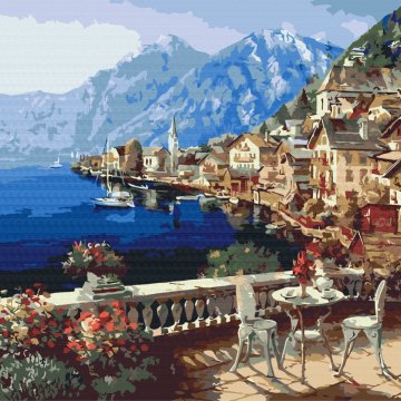 Town under the Alps