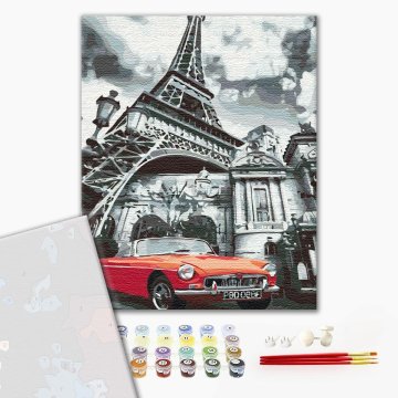 Red color of Paris