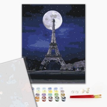 Full moon in Paris