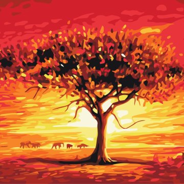 The sun of the desert