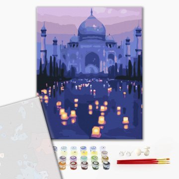 Evening near the Taj Mahal