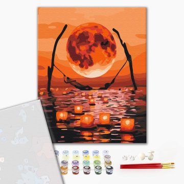 The moon of complete relaxation