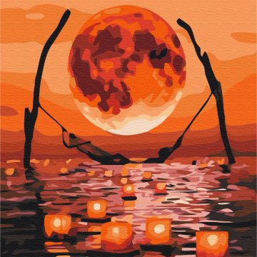 The moon of complete relaxation