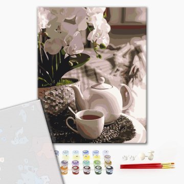 Tea party in orchids