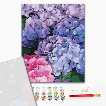 Bright hydrangea