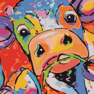 Bright cow